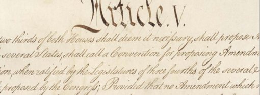 Are constitutional amendments coming?