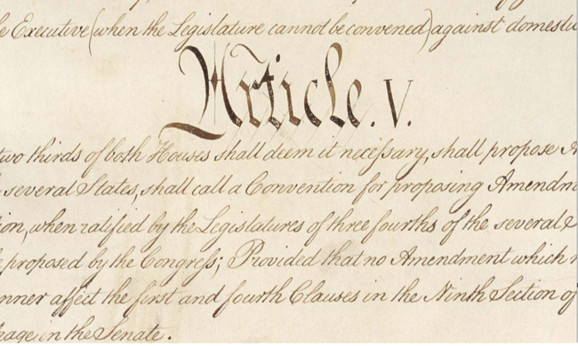 Convention of States a path to restoring constitutional government