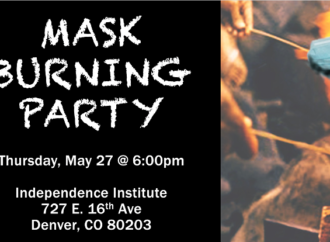 Mask burning party at our place!