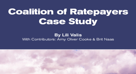 The Coalition of Ratepayers Case Study