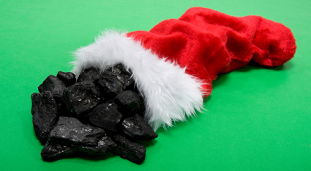 Give a lump of coal to Polis for Christmas
