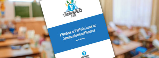 2023 Handbook on K-12 Policy Issues for Colorado School Board Members